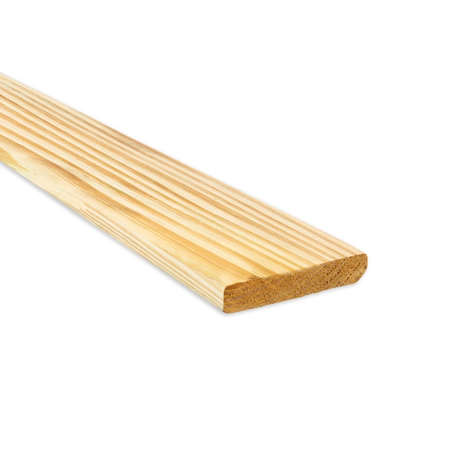 Unfinished pressure-treated pine decking sample